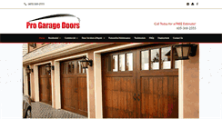 Desktop Screenshot of progaragedoor.com